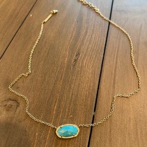 Turquoise Kendra Scott elisa pendant necklace